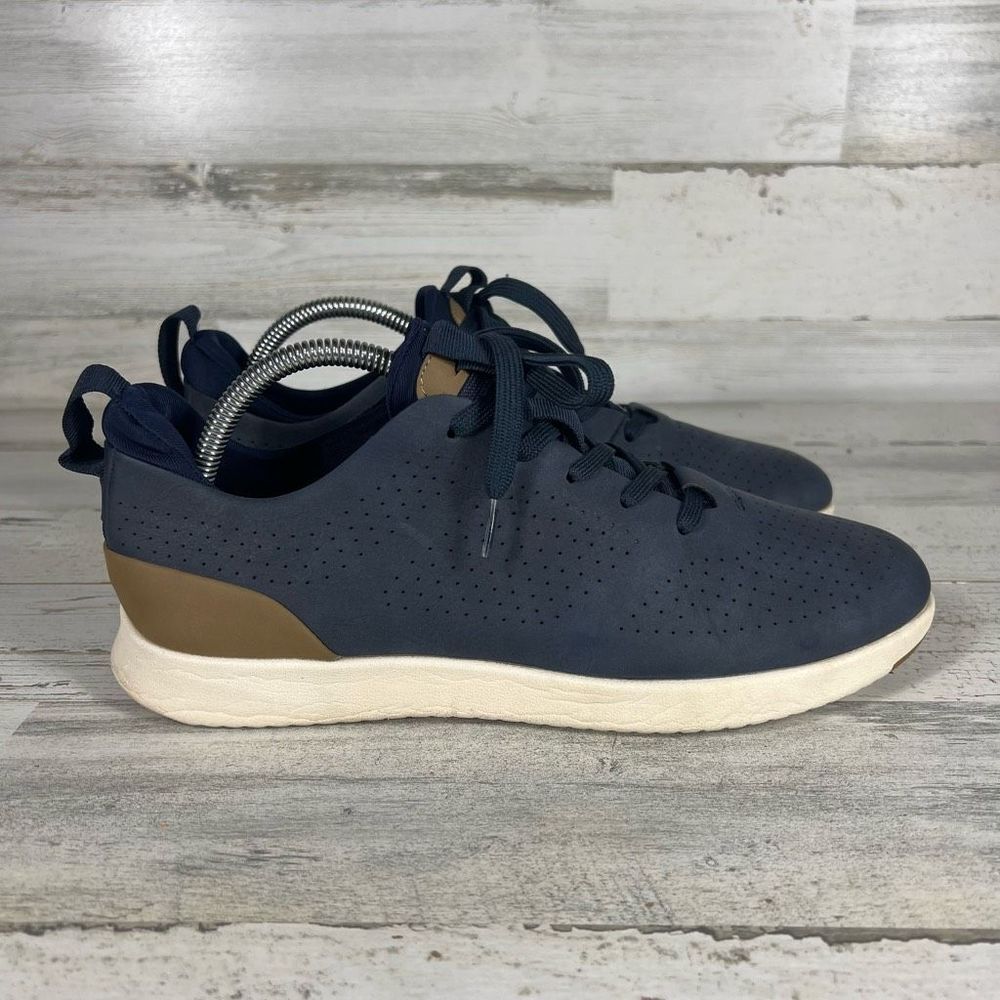 Sonoma Mens Lace Up Sneakers Mesh Soft Navy Blue Size 8.5 M‎